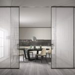 PORTA IN VETRO SCORREVOLE